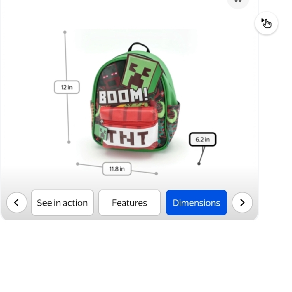 Boom! Kids Backpack with Fun Graphics - Picture 3 of 3